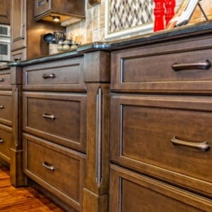 Staining Kitchen Cabinets
